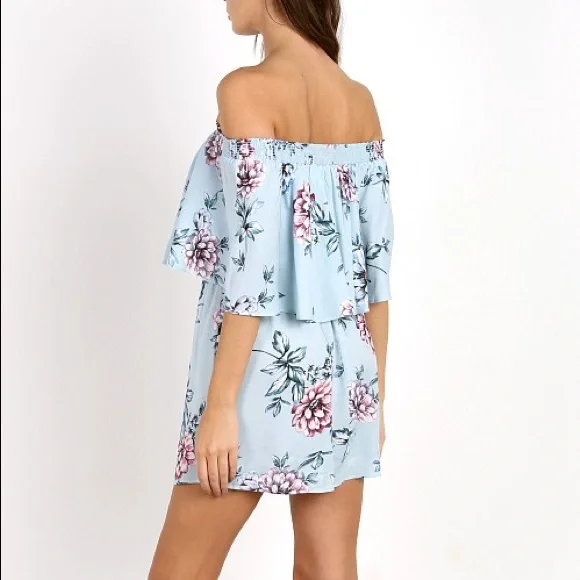 Show Me Your Mumu Casita Off Shoulder Mini Dress Size XS - Picture 2 of 13